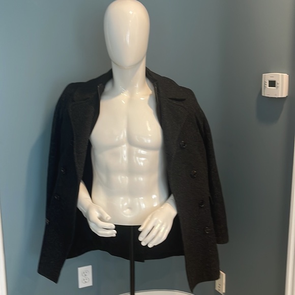 MEXX METROPOLITAN - Double-breasted Men’s Coat - Black - Picture 4 of 7